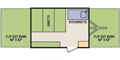 2018 LIVIN LITE QUICKSILVER 10.0, , floor-plans-day image number 0