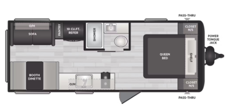 2025 KEYSTONE HIDEOUT 200RLWE