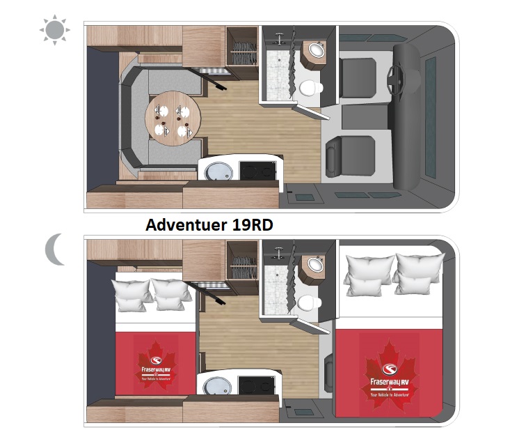 2024 ALP ADVENTURER 19RD, , floor-plans-day image number 0