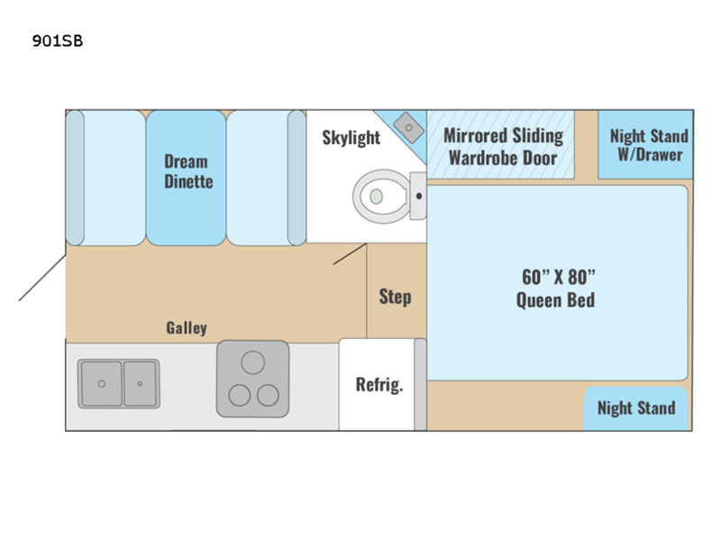 2022 ALP ADVENTURER 901SB, , floor-plans-day image number 0