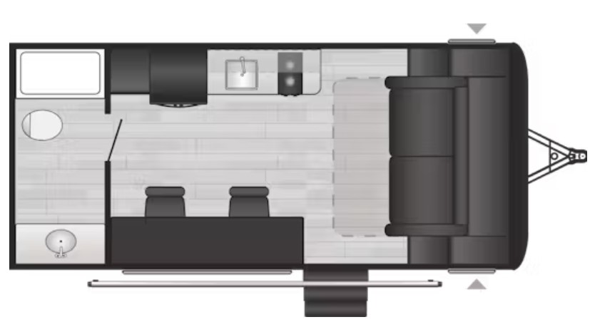 2025 KEYSTONE SPRINGDALE 1710MB, , floor-plans-day image number 0