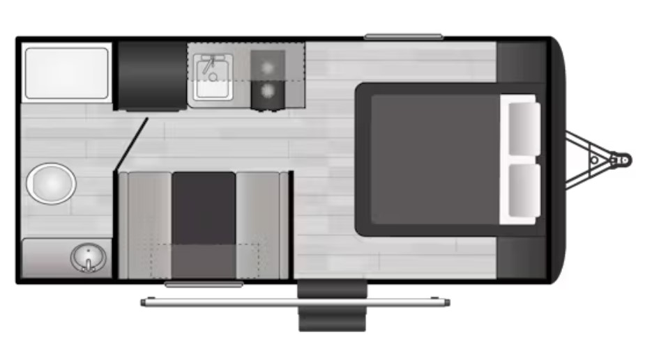 2025 KEYSTONE SPRINGDALE 1700FQ, , floor-plans-day image number 0