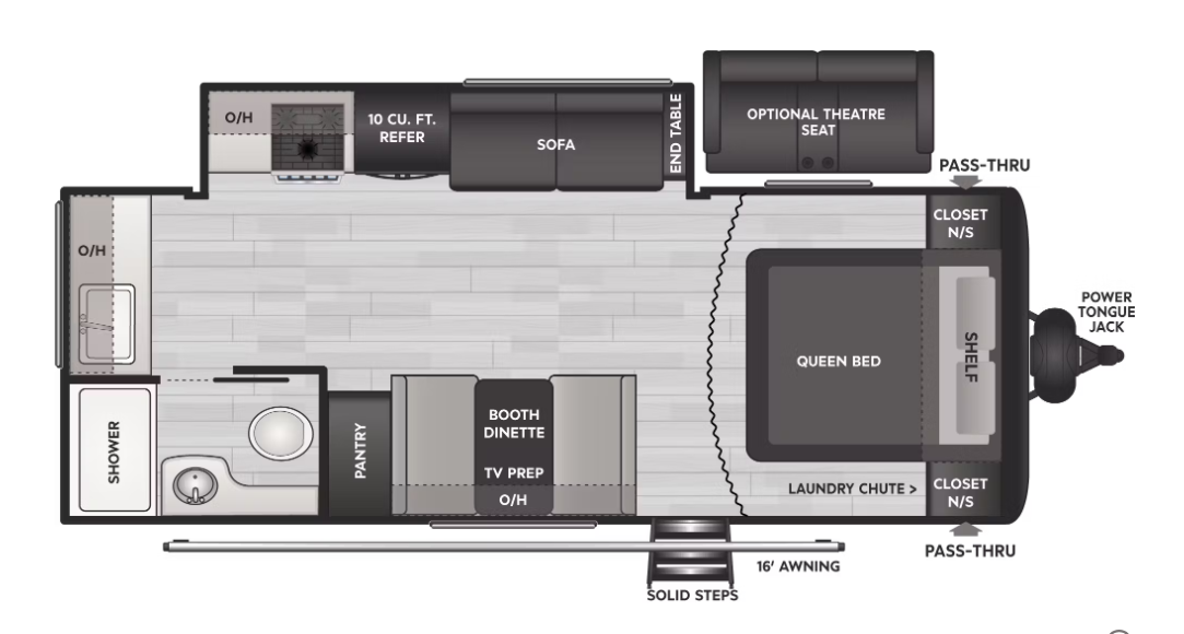 2025 KEYSTONE HIDEOUT 22MLSWE