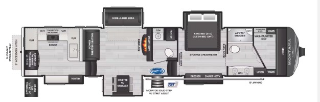 2025 KEYSTONE MONTANA 3901RK