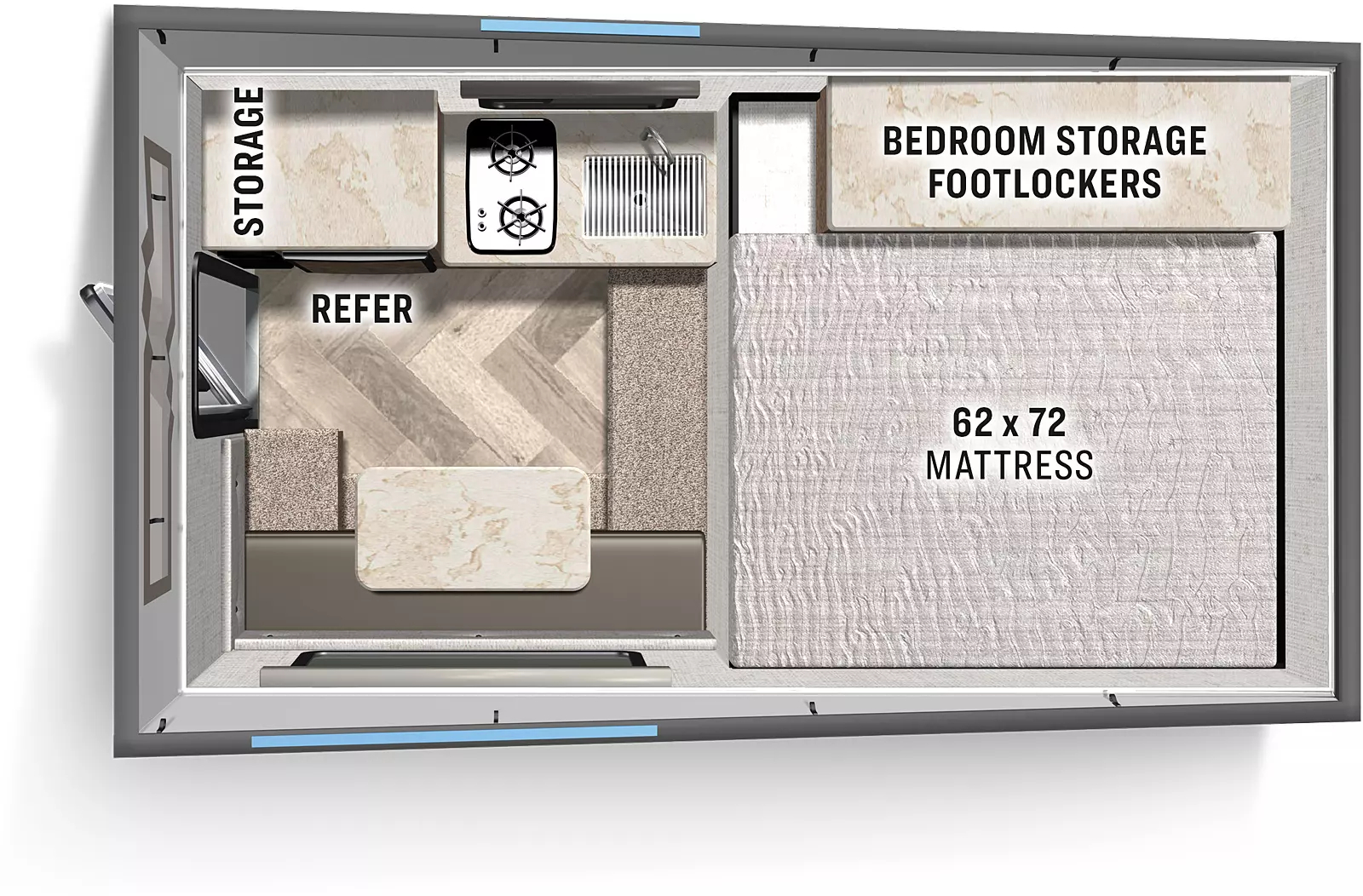 2023 FOREST RIVER ROGUE EB EB-1, , floor-plans-day image number 0