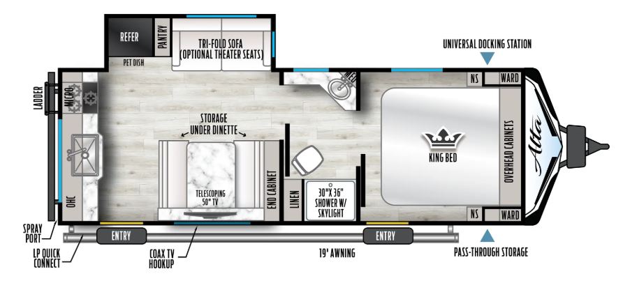 2025 EAST TO WEST RV ALTA 2375KRK