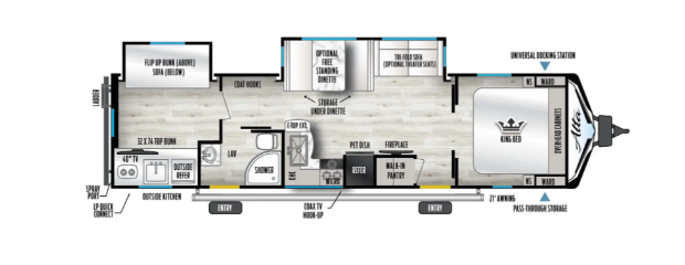 2025 EAST TO WEST RV ALTA 3150KBH, , floor-plans-day image number 0