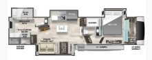 2025 FOREST RIVER CEDAR CREEK 33BH, , floor-plans-day image number 0