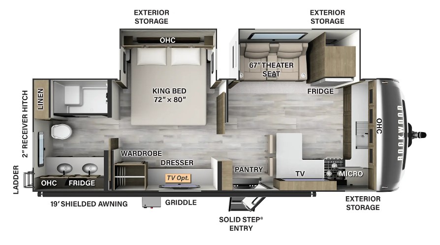 2024 FOREST RIVER ROCKWOOD 8263MBR for CAD 84995.00 | Find this Travel ...