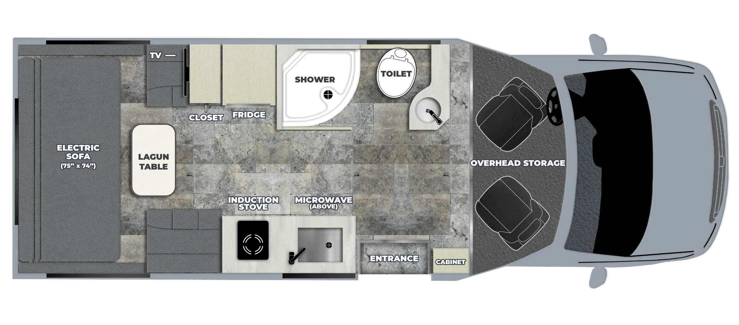 2025 PLEASURE WAY PLATEAU XLTS*24, , floor-plans-day image number 0