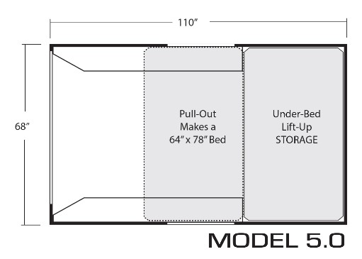 2025 SOARING EAGLE CAMPERS OV-X 5.0, , floor-plans-day image number 0