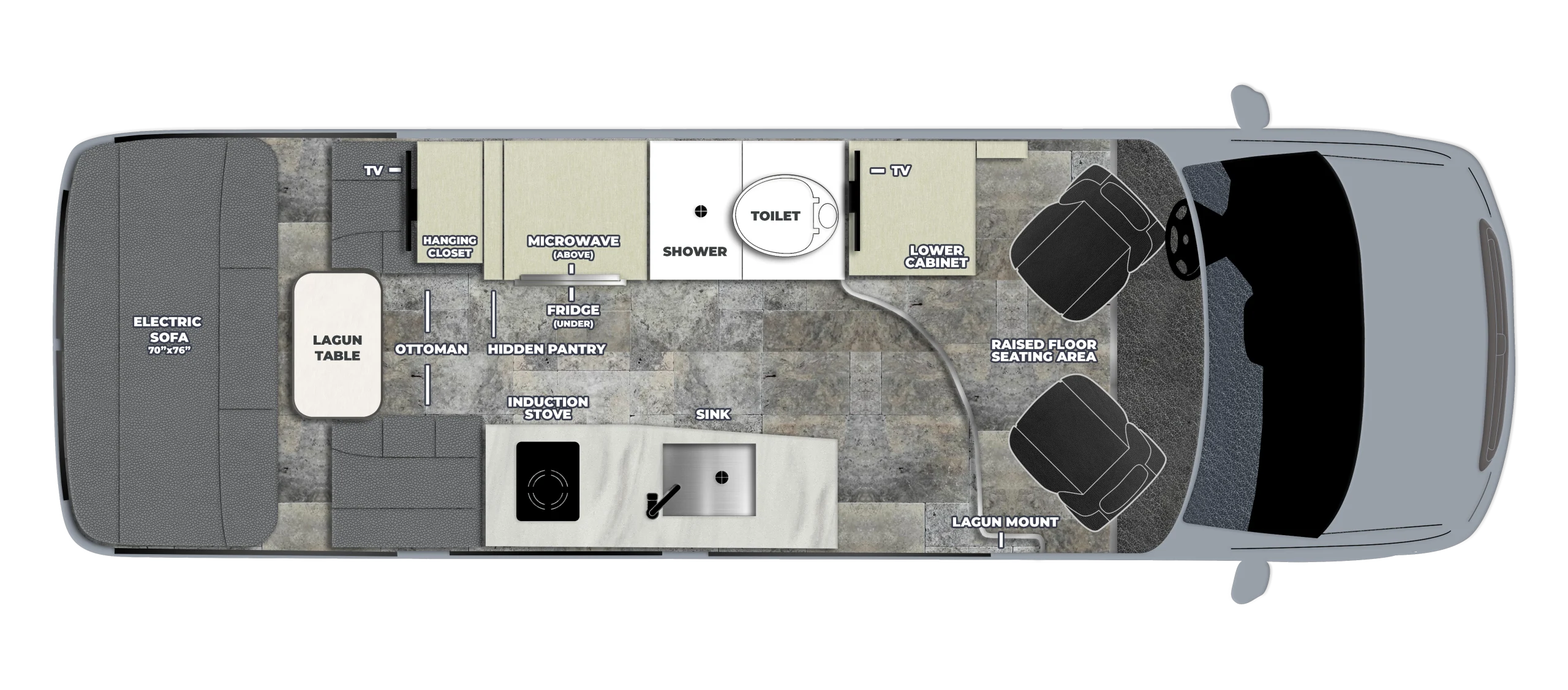 2025 PLEASURE WAY PLATEAU FL*24, , floor-plans-day image number 0