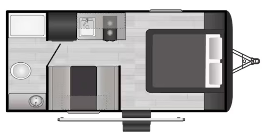 2025 KEYSTONE SPRINGDALE 1700FQ, , floor-plans-day image number 0