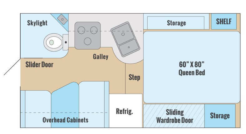 2025 ALP ADVENTURER 89RB, , floor-plans-day image number 0